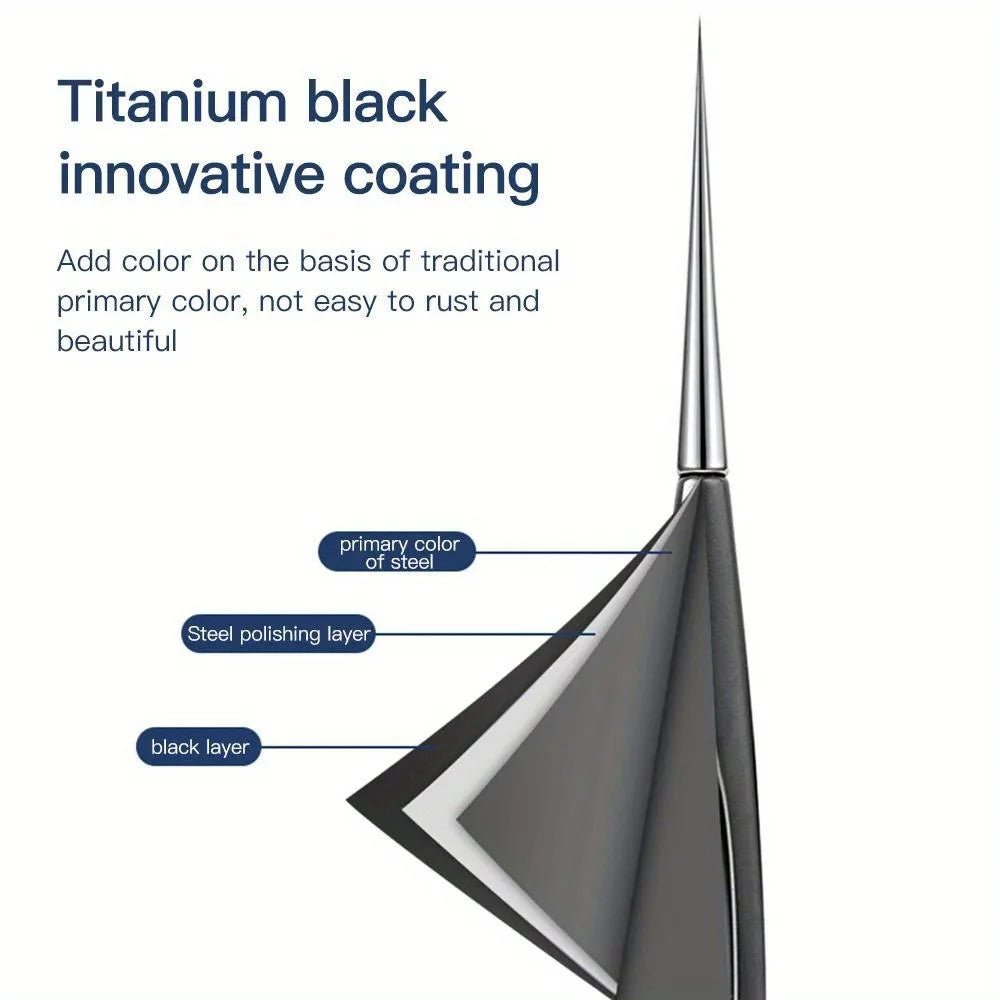 1/2Pcs Acne Needle Blackhead Clip Remover Extraction Popper Pore Black