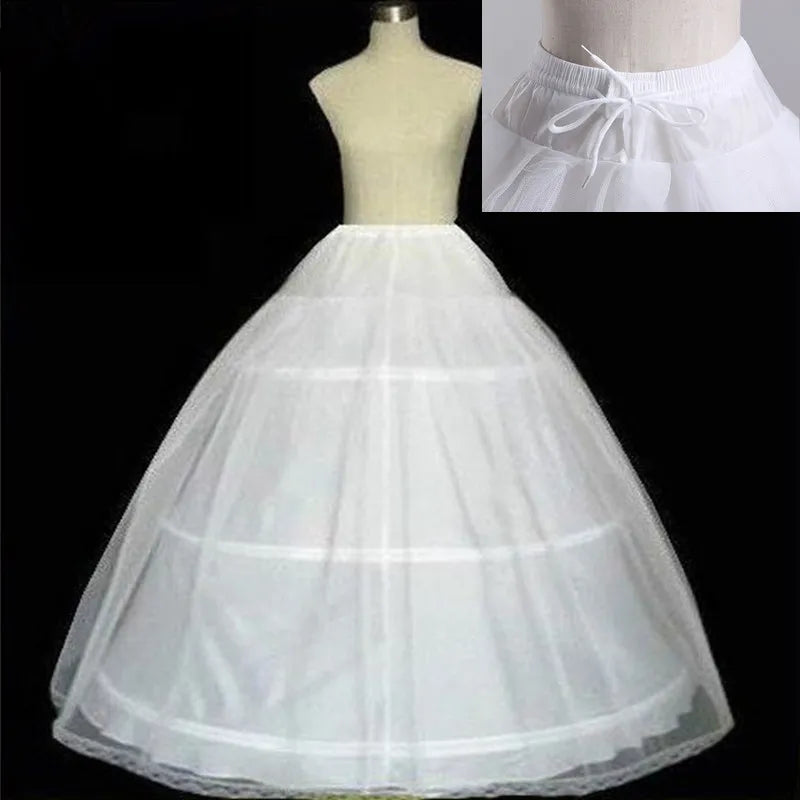 Hot Sell Many Styles Bridal Wedding Petticoat Hoop Crinoline Prom