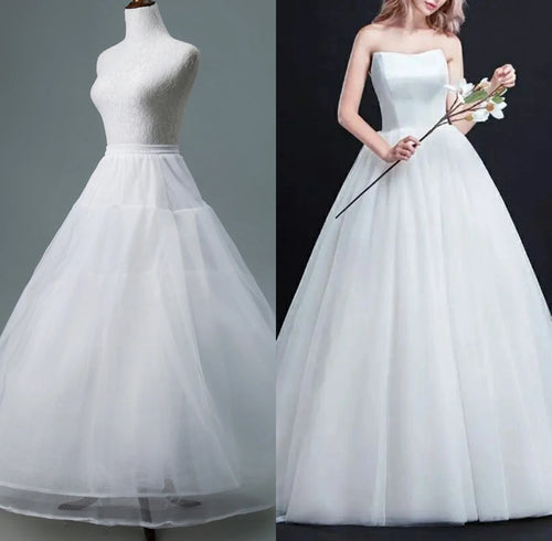 4/6/8 Layers Tulle Petticoat Wedding Accessories Chemise Without Hoops