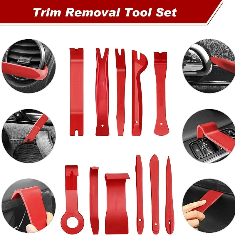 Auto Interior Disassembly Kit Car Plastic Trim Removal Tool Car Clips