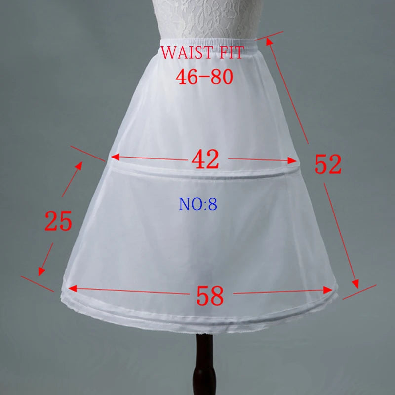 Flower Girls Petticoat Underskirt Cosplay Party Short Dress Jupon