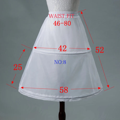 Flower Girls Petticoat Underskirt Cosplay Party Short Dress Jupon