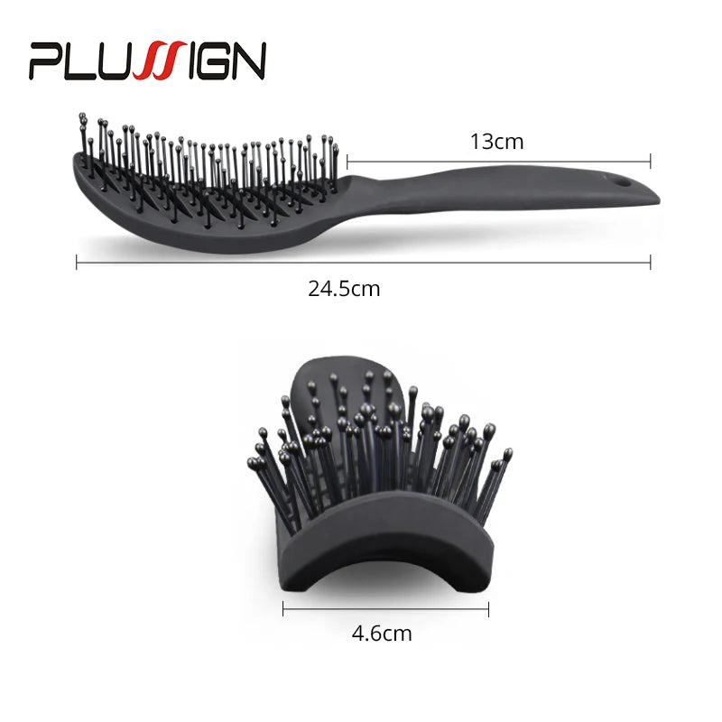 Styling Curly Hair Brush Salon Massager Comb Brush Detangling Drying