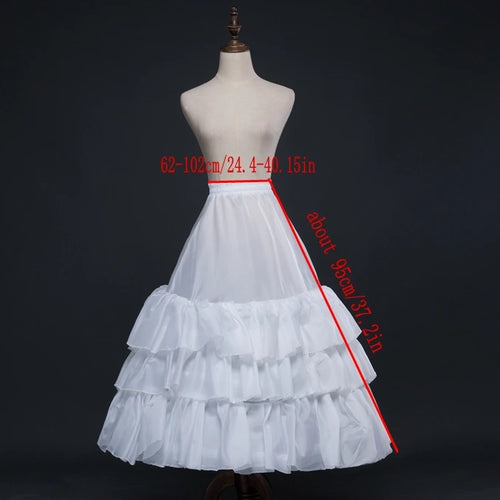 Petticoat Crinoline Slips Hoop Skirt Vintage  Underskirt for Gown