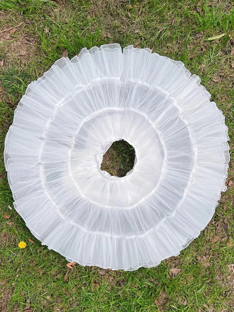 BABYONLINE Rockabilly Red Wedding Petticoat Crinoline Short Tulle