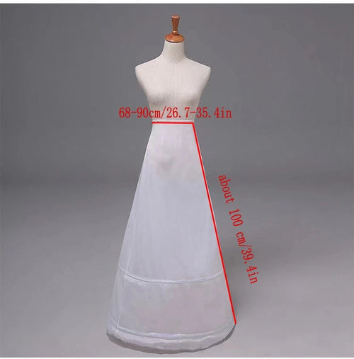 Petticoat Crinoline Slips Hoop Skirt Vintage  Underskirt for Gown