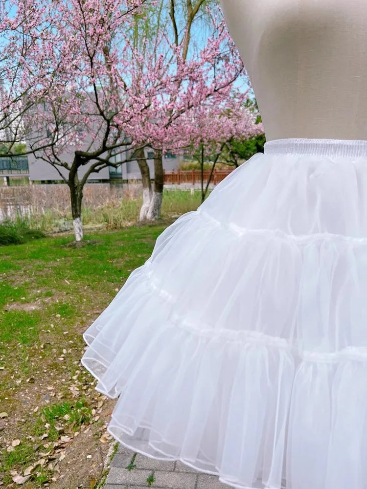 BABYONLINE Rockabilly Red Wedding Petticoat Crinoline Short Tulle