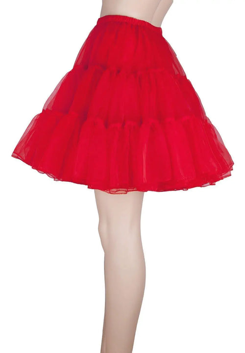 BABYONLINE Rockabilly Red Wedding Petticoat Crinoline Short Tulle