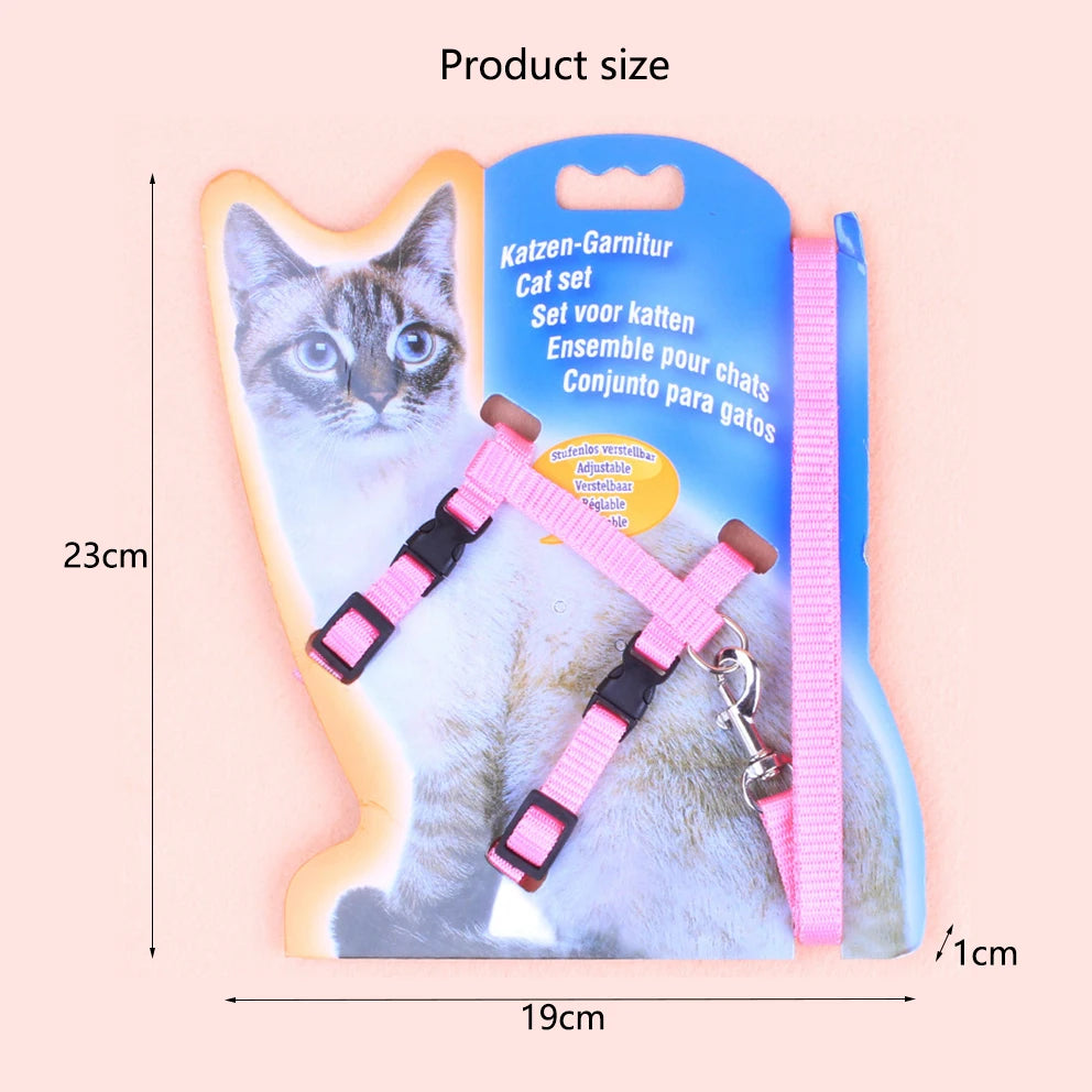 Cat leash I-shaped special dog leash for going out is firm and safe