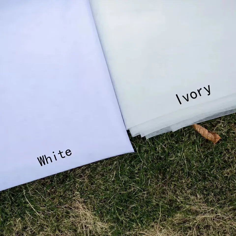 Elegant Bridal Veil with Comb 3 Meter 1 Layer/2 Layer/3 layer White