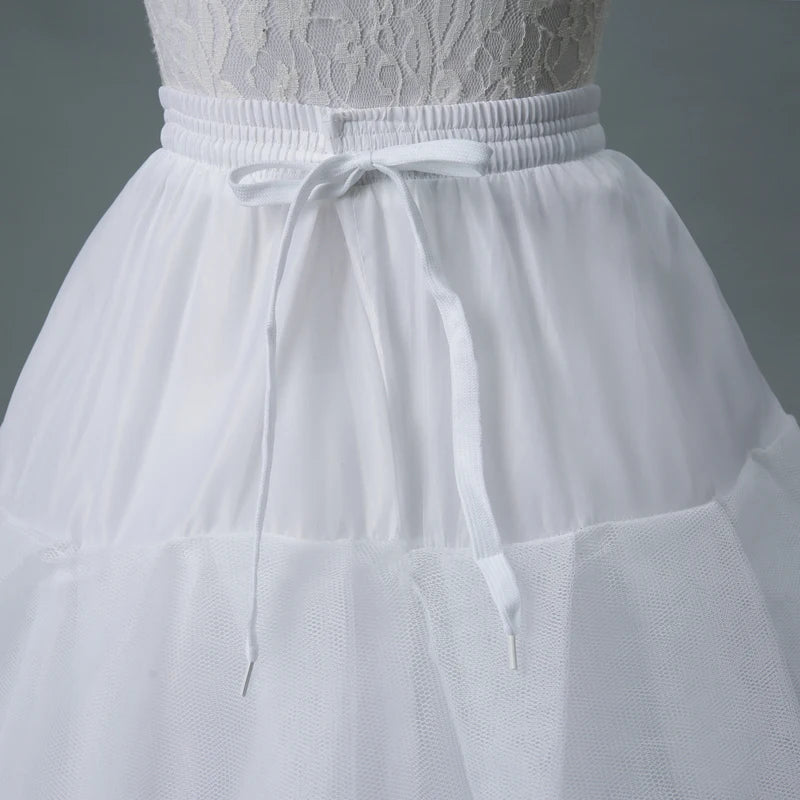 4/6/8 Layers Tulle Petticoat Wedding Accessories Chemise Without Hoops