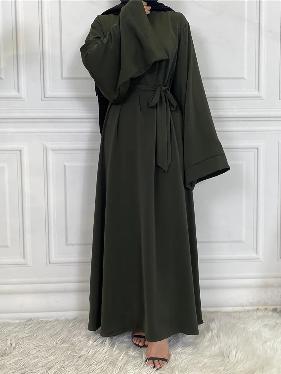 Modest Abaya Ramadan Musulman De Mode Maxi Robe Turkey Kaftan Islamic