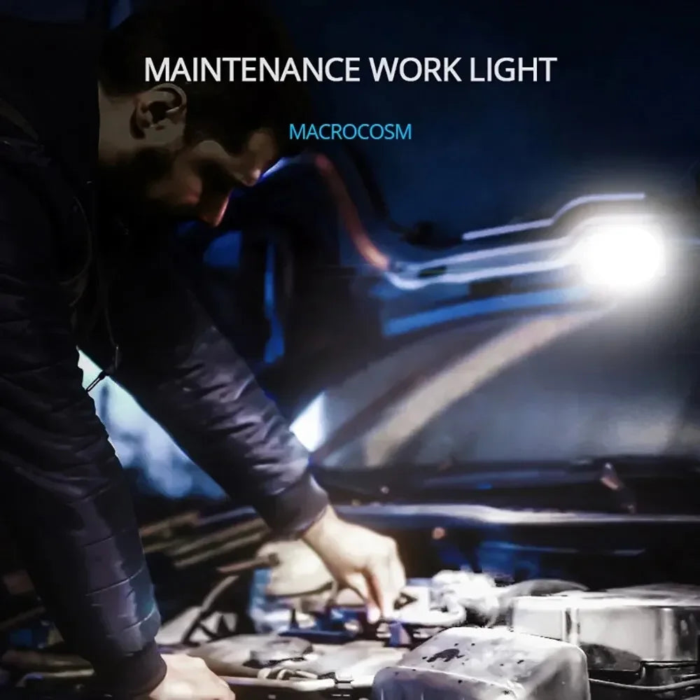 Super Bright MINI COB Keychain Flashlight Charging Lamp Camping Lights