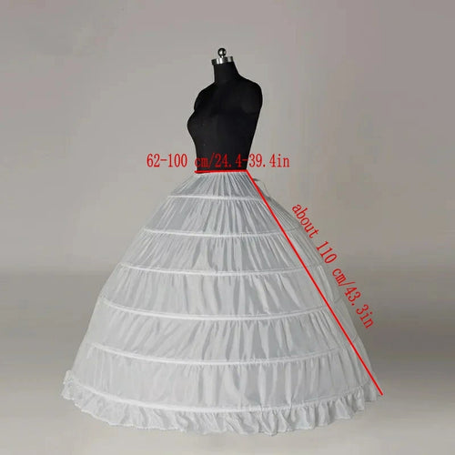 Petticoat Crinoline Slips Hoop Skirt Vintage  Underskirt for Gown