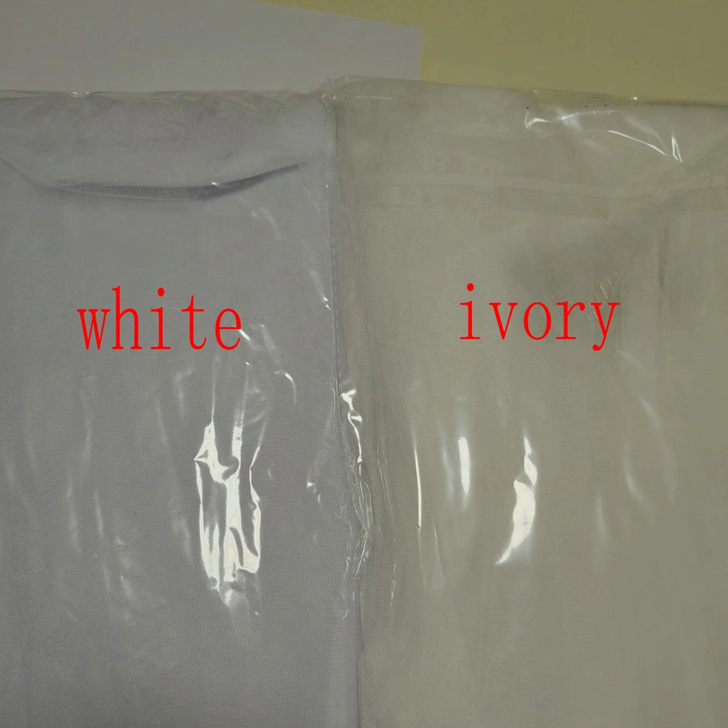 Elegant Bridal Veil with Comb 3 Meter 1 Layer/2 Layer/3 layer White