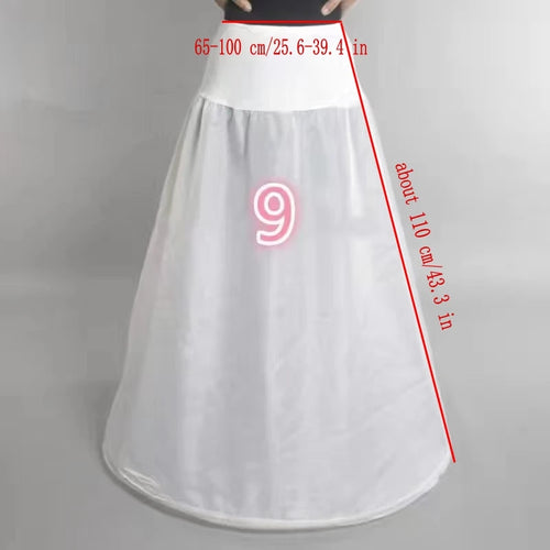Petticoat Crinoline Slips Hoop Skirt Vintage  Underskirt for Gown