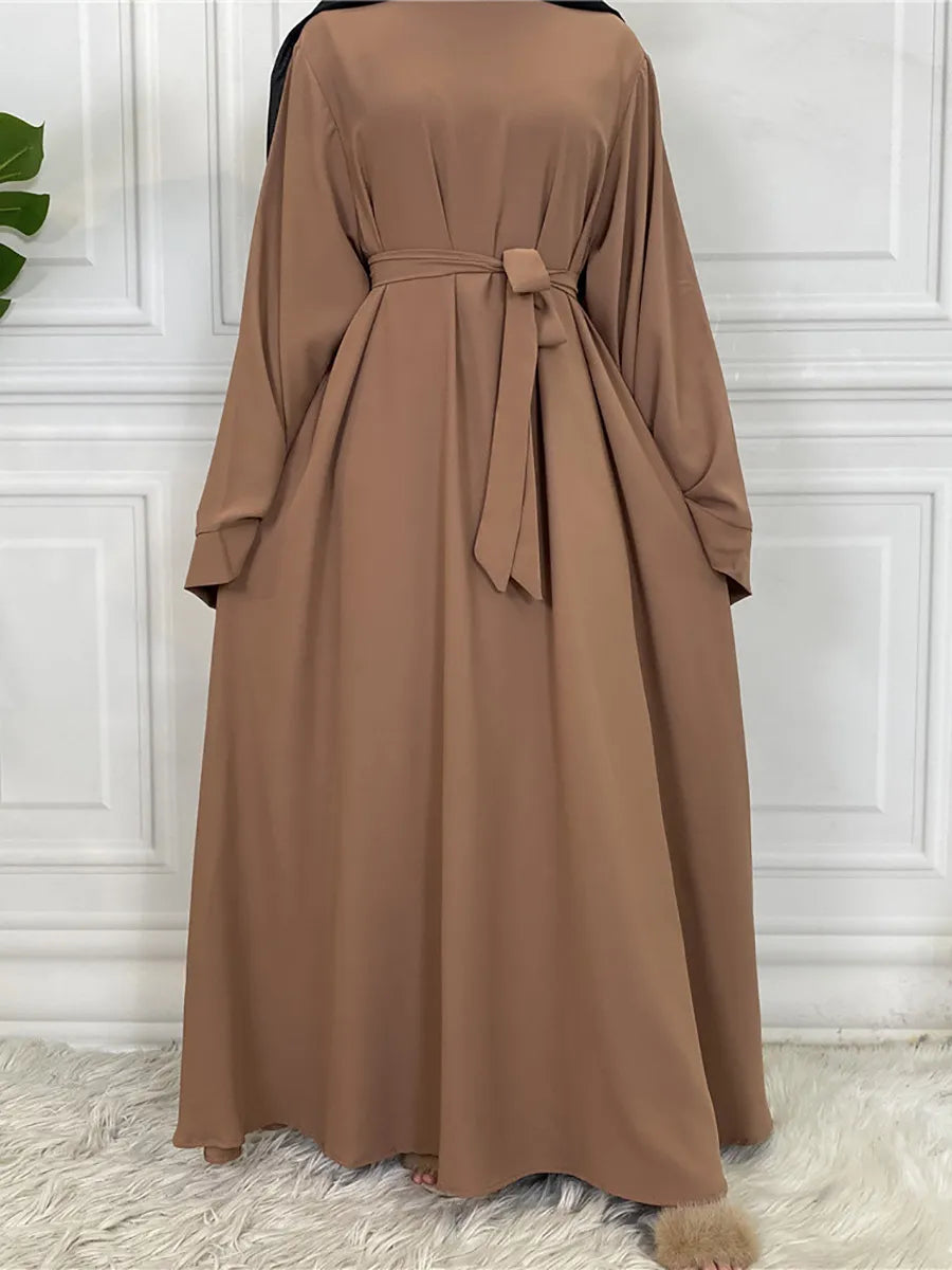 Modest Abaya Ramadan Musulman De Mode Maxi Robe Turkey Kaftan Islamic