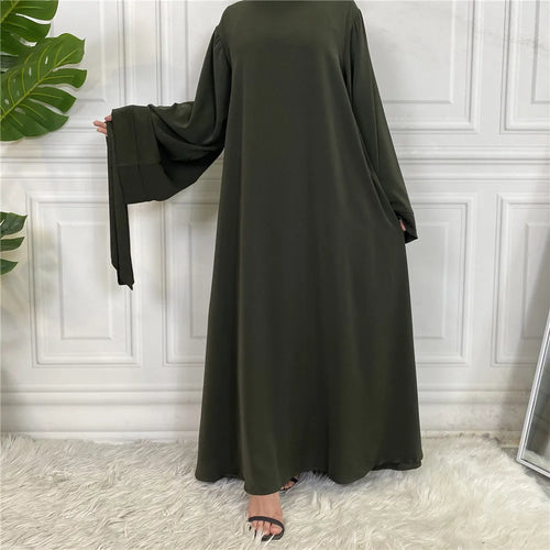 Modest Abaya Ramadan Musulman De Mode Maxi Robe Turkey Kaftan Islamic