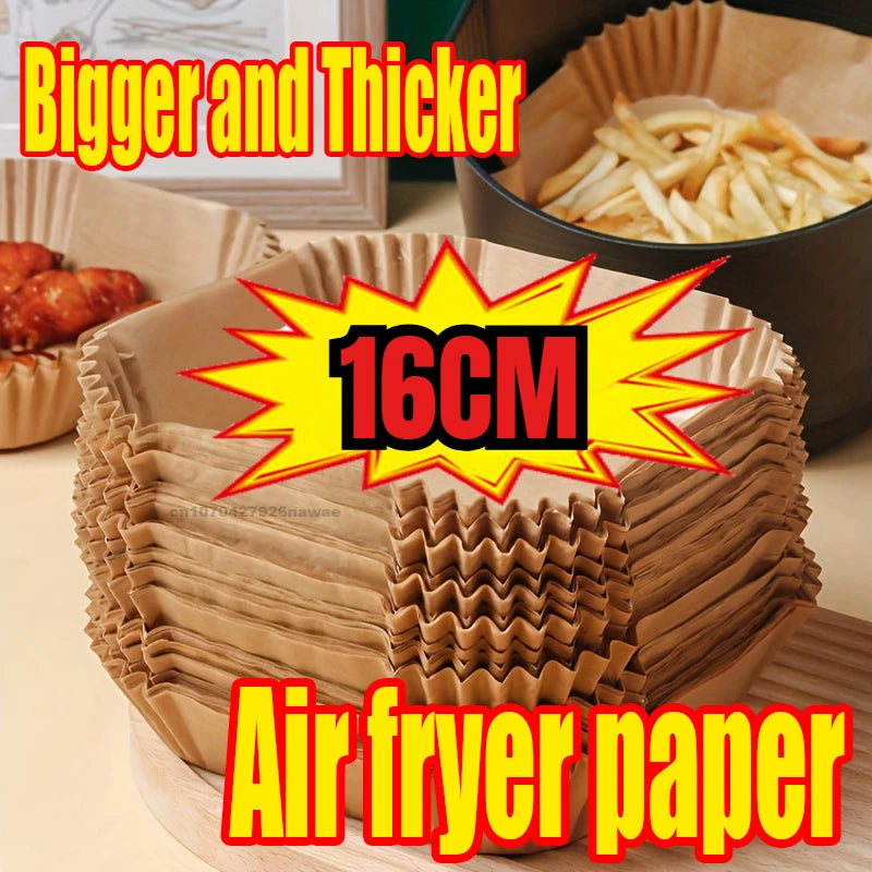 50/100pcs Air Fryer Baking Paper Non-Stick Airfryer Baking Papers