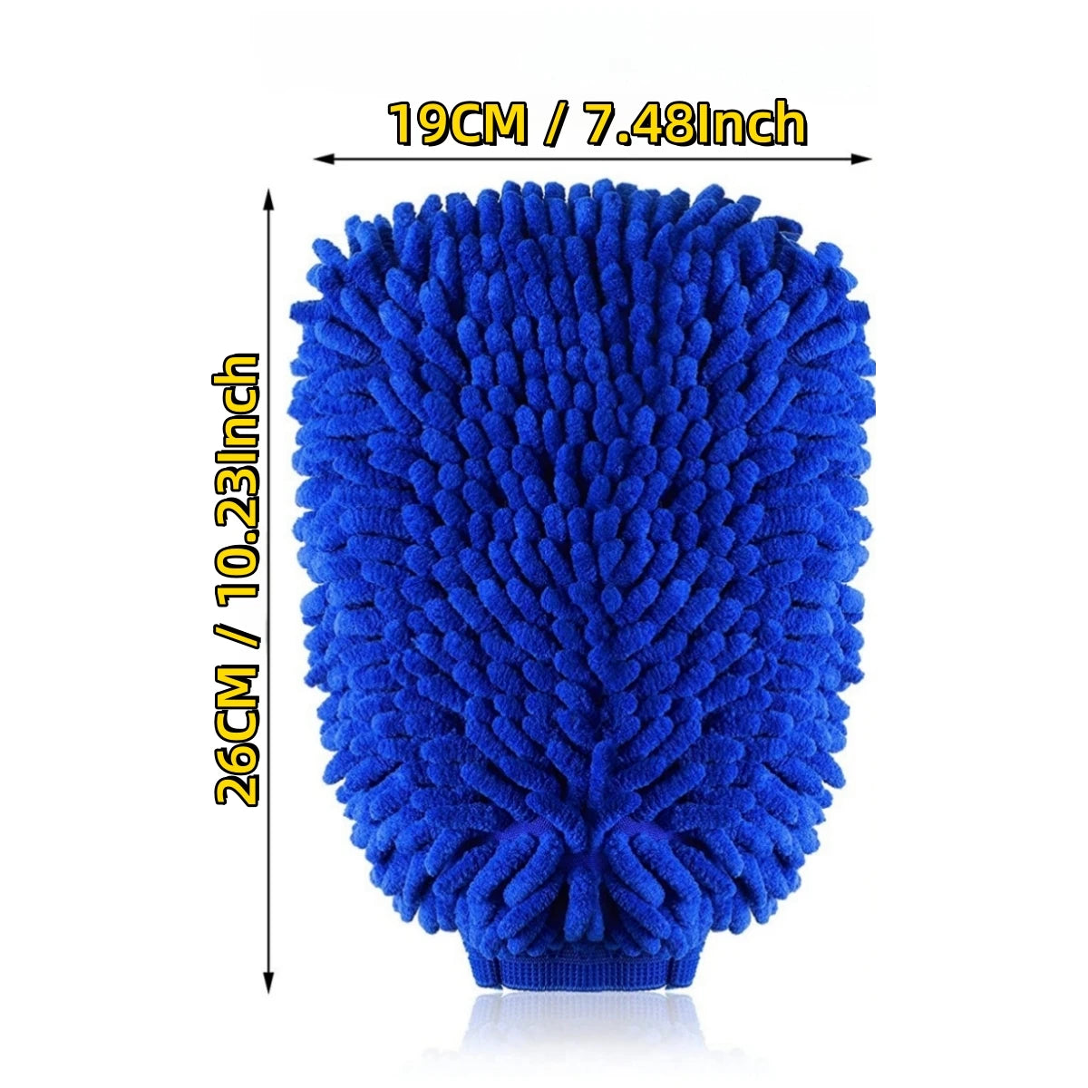 Microfiber Car Wash Mitt Double Sided Chenille Auto Gloves Ultra