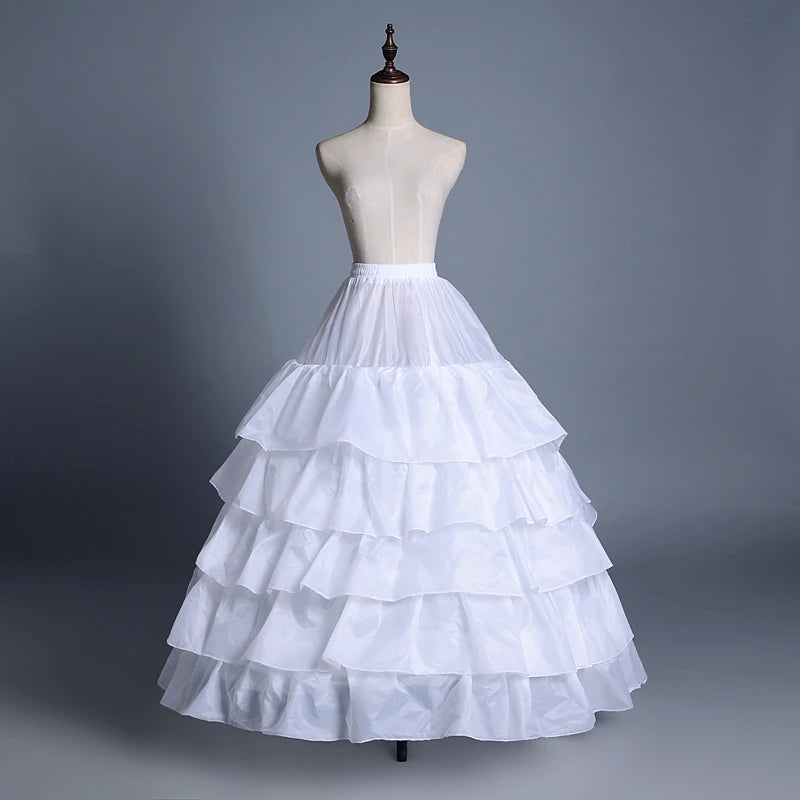 Petticoat Crinoline Slips Hoop Skirt Vintage  Underskirt for Gown