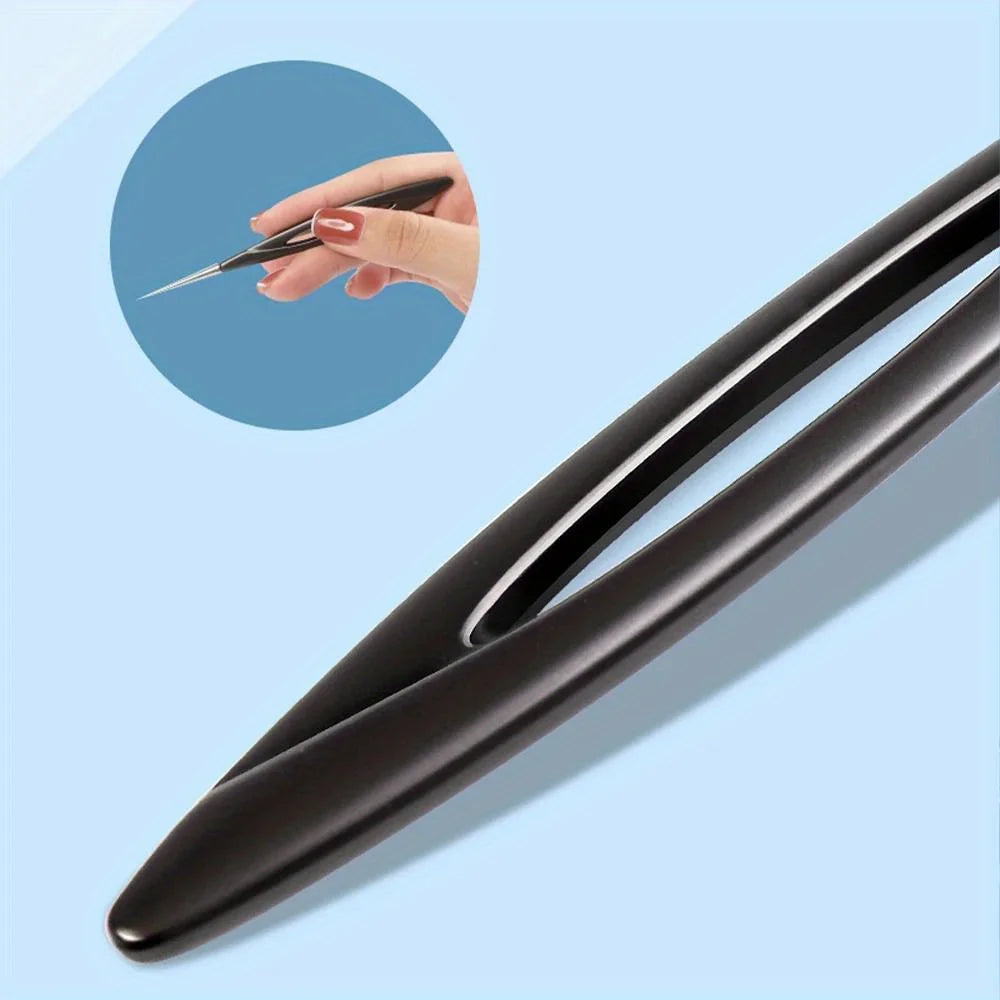 1/2Pcs Acne Needle Blackhead Clip Remover Extraction Popper Pore Black