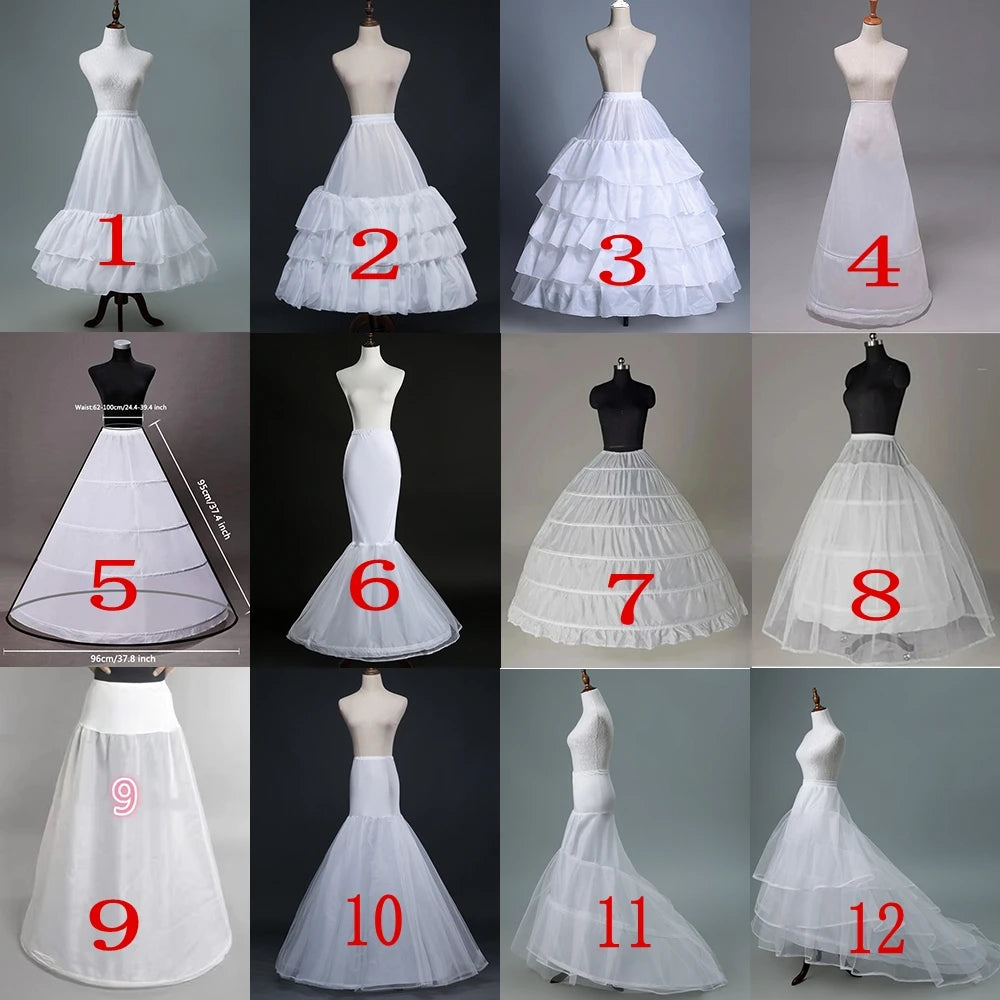 Petticoat Crinoline Slips Hoop Skirt Vintage  Underskirt for Gown