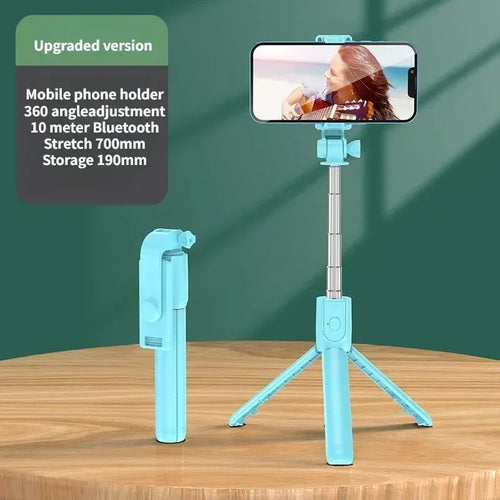 Selfie Stick Wireless Tripod Stand with Light Bluetooth Remote