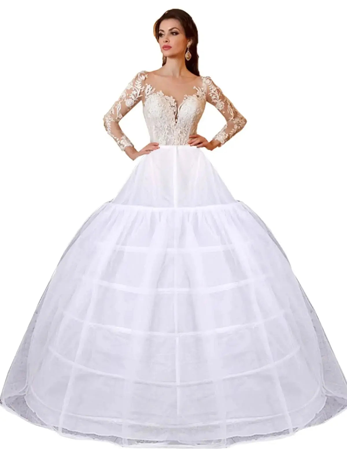 Bridal Wedding Petticoat Underskirt Ball Gown Crinoline Slip