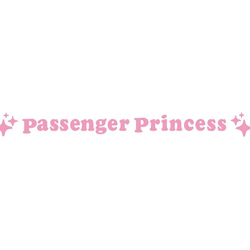 2pcs Mirror Decoration Sticker Passenger Princess Star Mirror Decal