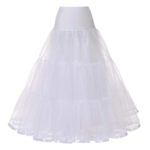 Women's 1 Meter Long Bridal Petticoat Big Wing Boneless Bride Wedding