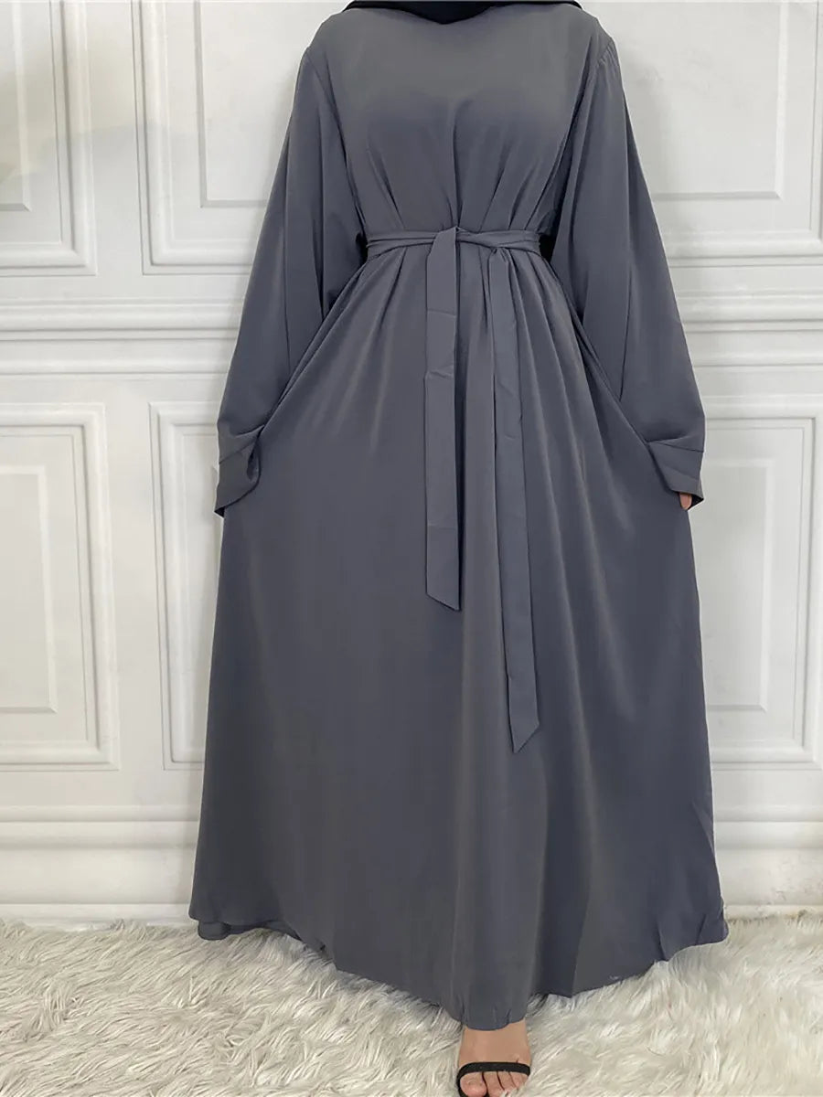 Modest Abaya Ramadan Musulman De Mode Maxi Robe Turkey Kaftan Islamic