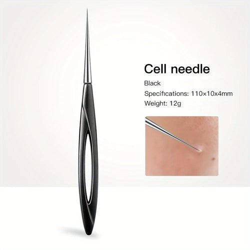 1/2Pcs Acne Needle Blackhead Clip Remover Extraction Popper Pore Black