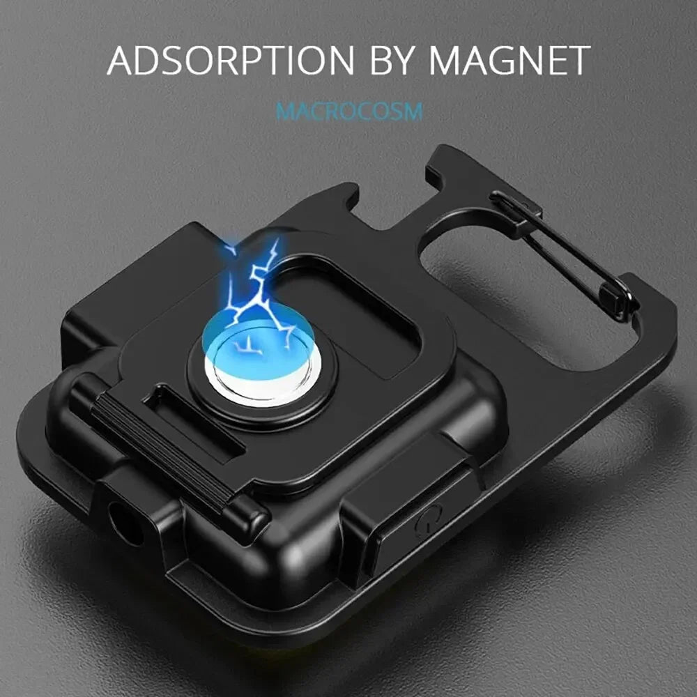 Super Bright MINI COB Keychain Flashlight Charging Lamp Camping Lights