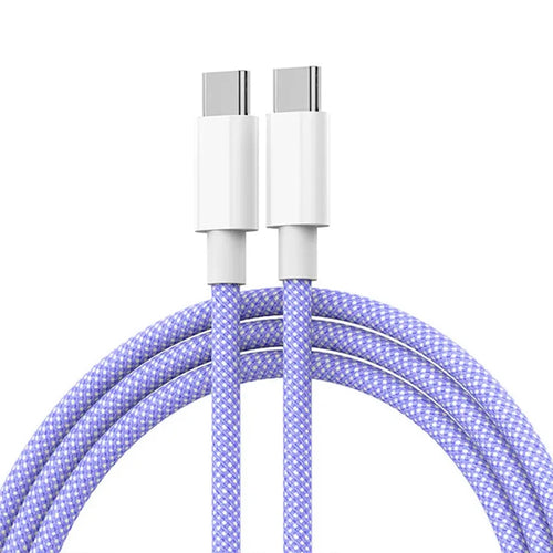 USB-C to Type C Color Cable For Apple iPhone 15 PD 60W Fast Charging